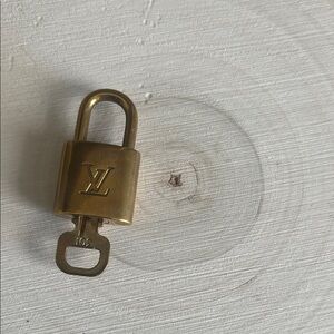 Louis Vuitton #301 Brass/Gold Toned Lock with Key